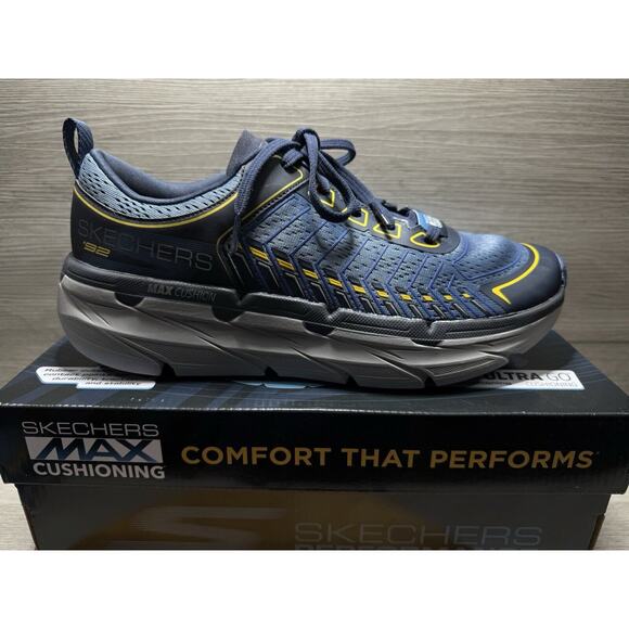 SKECHERS Men's Max Cushioning Premier - Endeavour (220070/NVBL Size 10.5